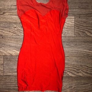 Mesh stretchy dress